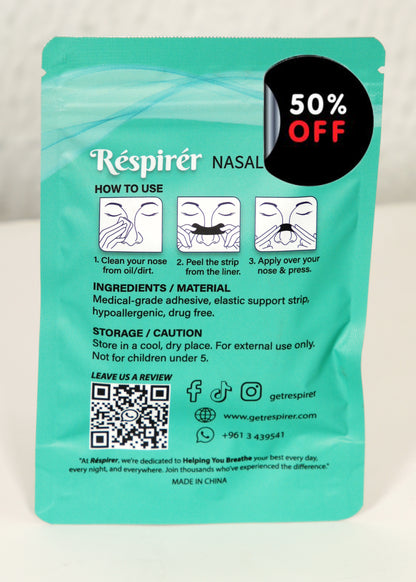 Réspirer Nasal Strips